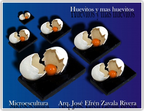 Huevitos y mas, magnifica reproducción en miniatura de huevos que a pesar de sus pequeñas dimensiones dan una perfecta idea de sus imagenes. - 23 Jan 2009